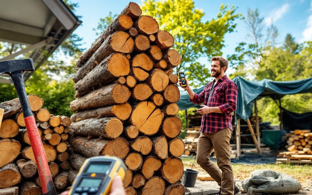 Temps de séchage bois de chauffage : Guide pour optimiser votre préparation