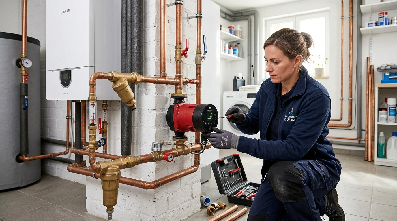 Vérification du circulateur de la pompe de chauffage central