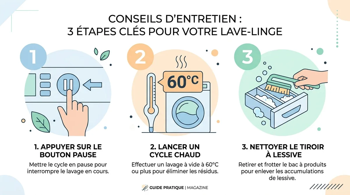 Protocole urgence 3 étapes erreur mélange lessive adoucissant