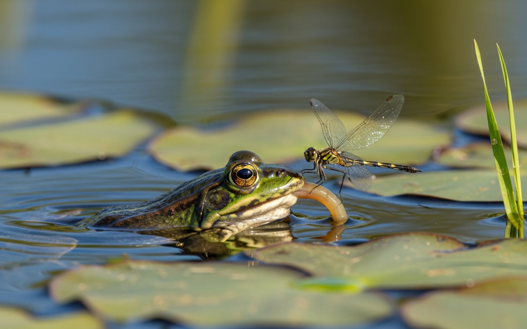 Que mange une grenouille dans un bassin et faut-il vraiment la nourrir ?