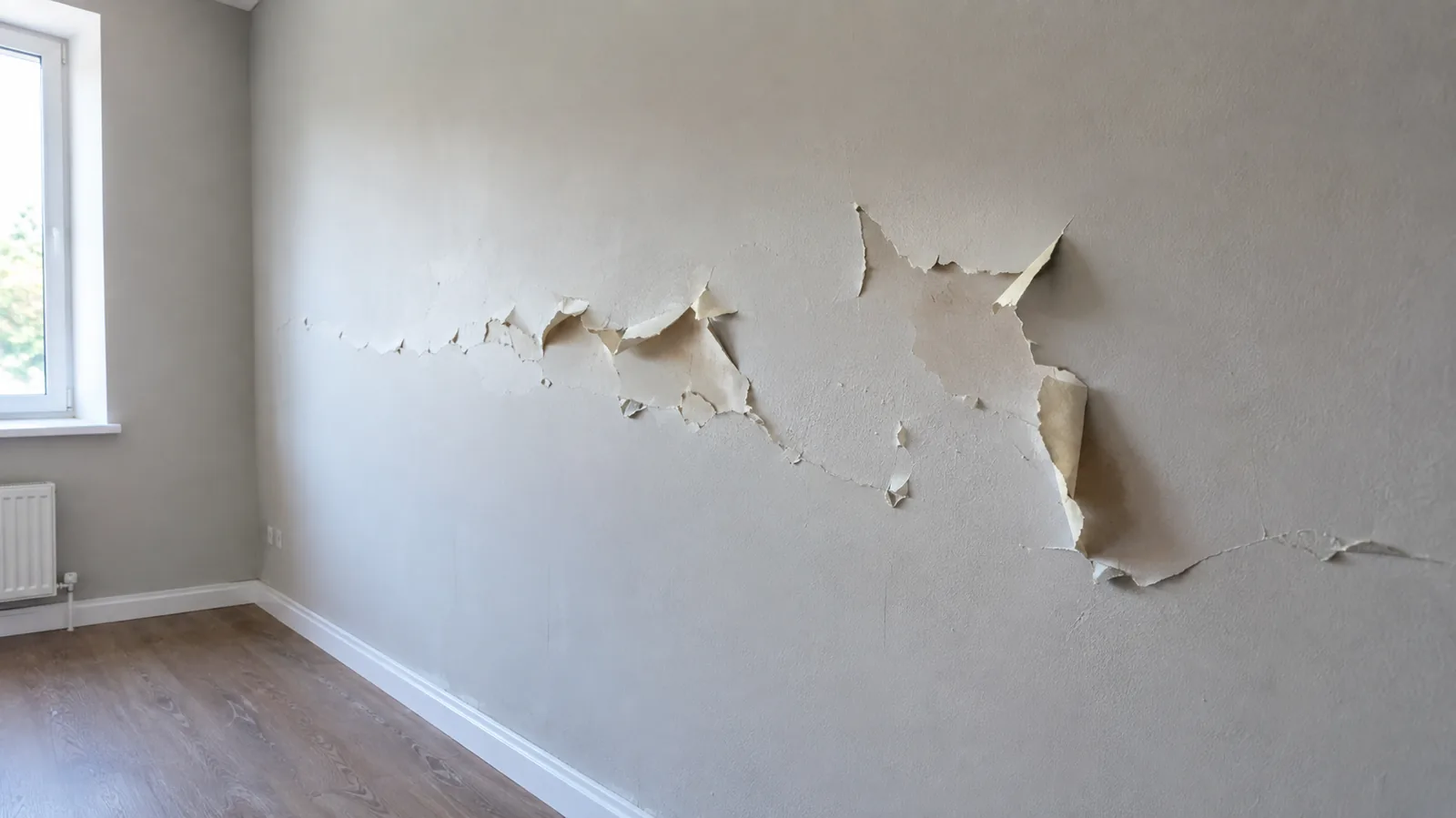 Bandes placo qui se décolle après peinture : réparer