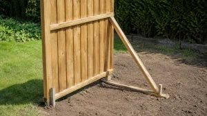 Comment faire tenir un panneau en bois debout : panneaux stables