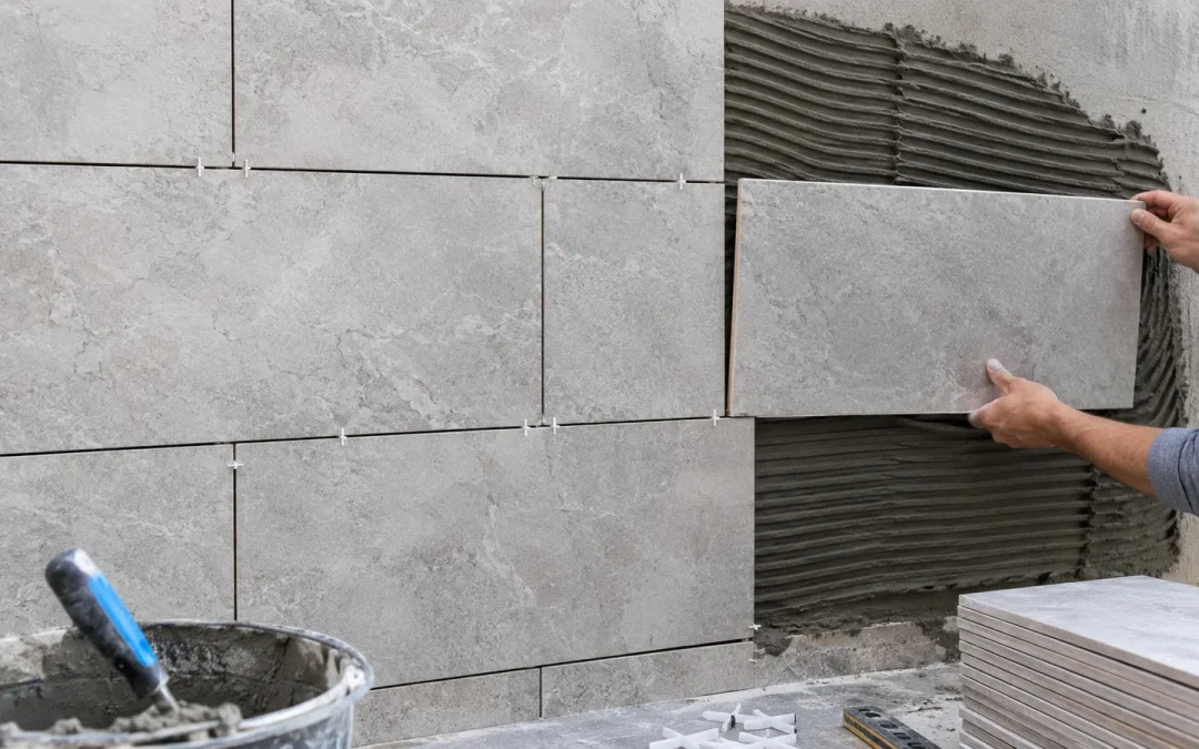 Poser des tuiles sur un mur : la méthode pour un chaperon durable